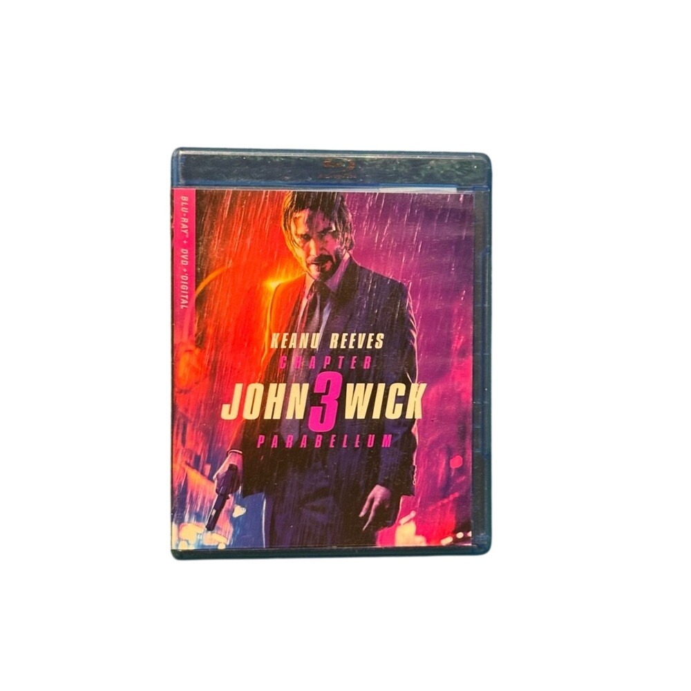 John Wick Chapter 3 Parabellum Blu-ray Lionsgate Keanu Reeves Action Movie 2019